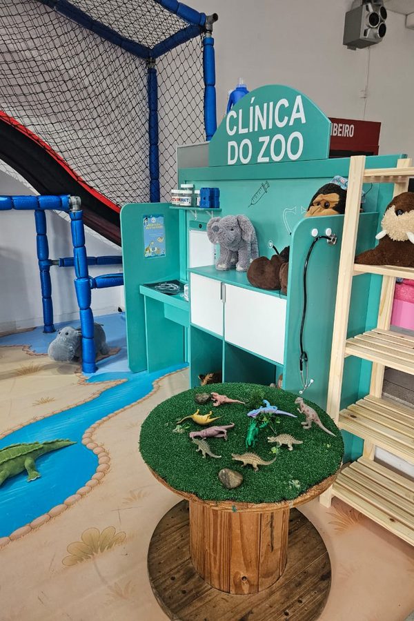 Clínica do Zoo, faz de conta de veterinário na Área Baby