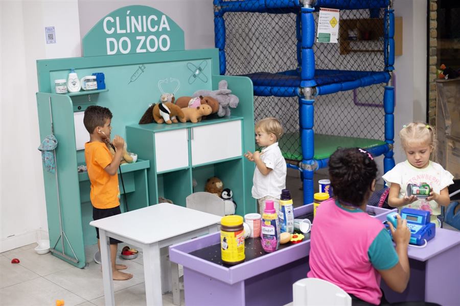 Espaço de brincar Clínica do Zoo